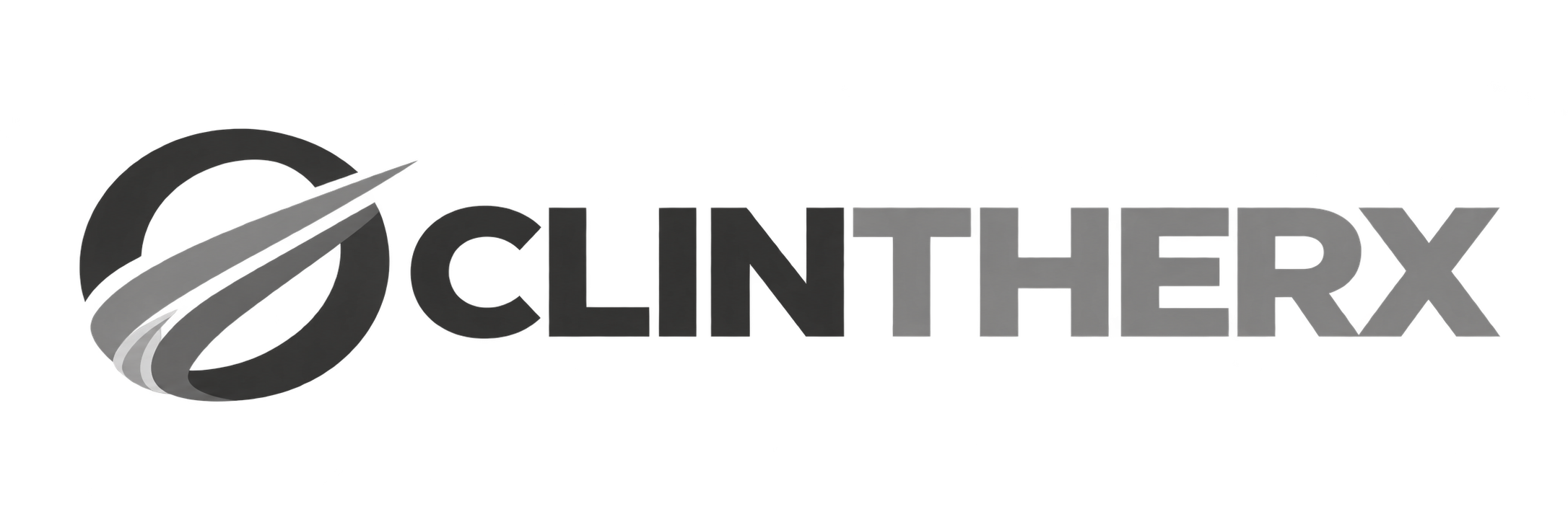 Clintherx logo grey